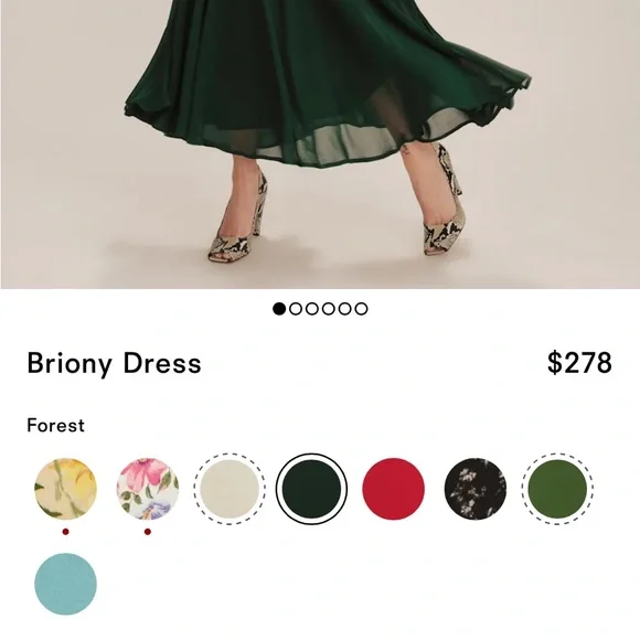 Brand New Reformation Briony Dress - Picture 5 of 7